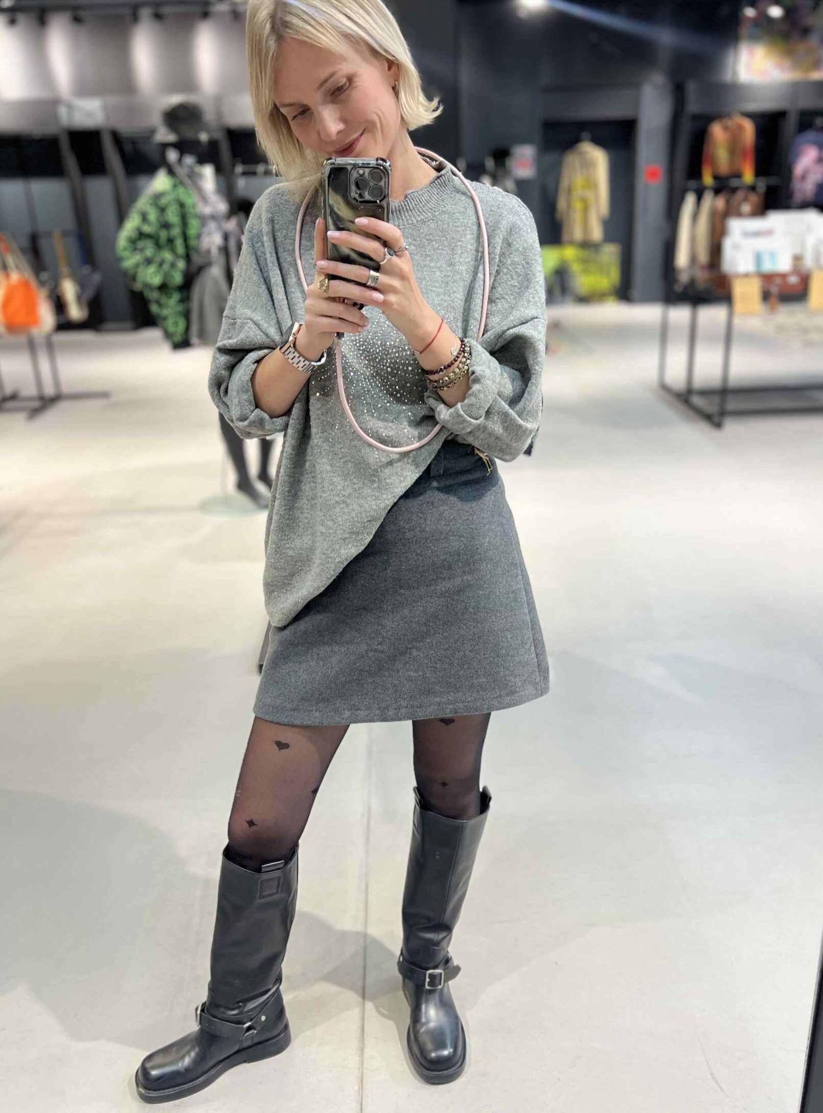 Wełniana spódnica LINA
