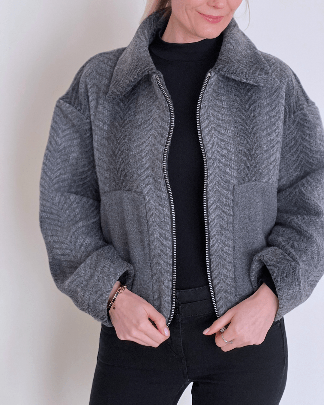 Wool Bomber Jacket BOOMBER - Image 4