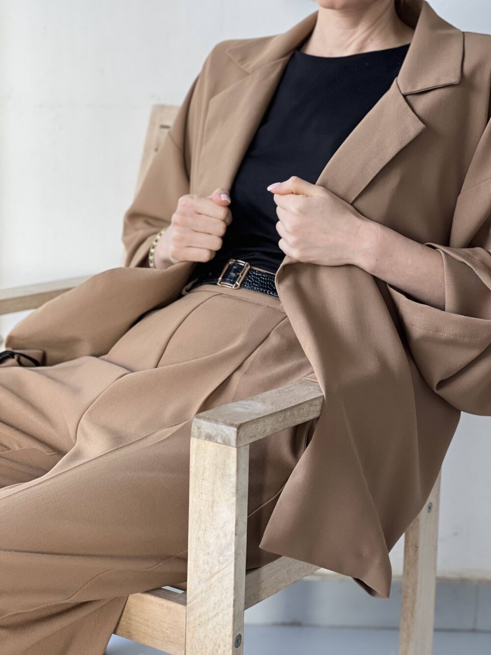 Set kimono & trousers LORDY (brown sugar)