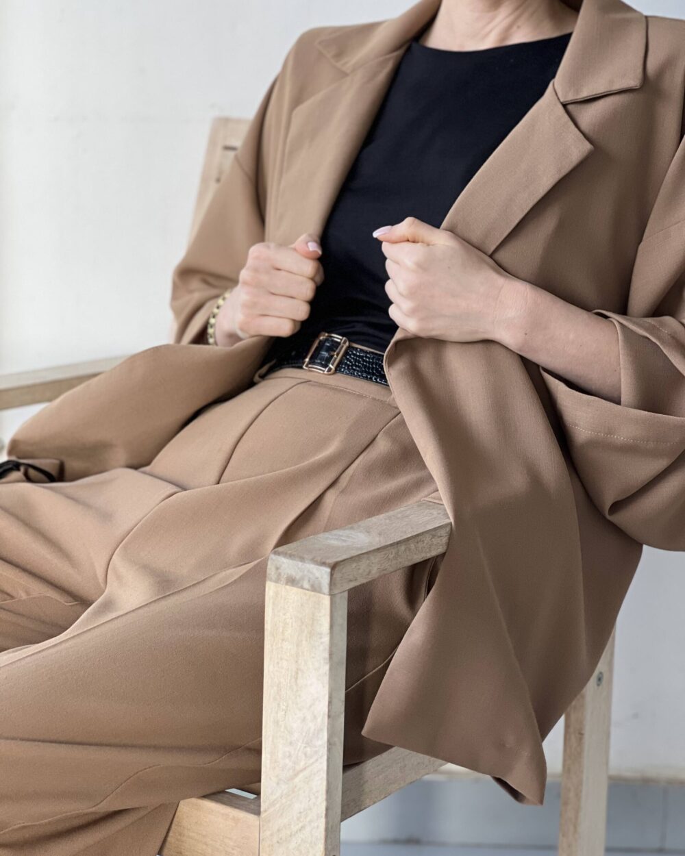 Set kimono & trousers LORDY (brown sugar)