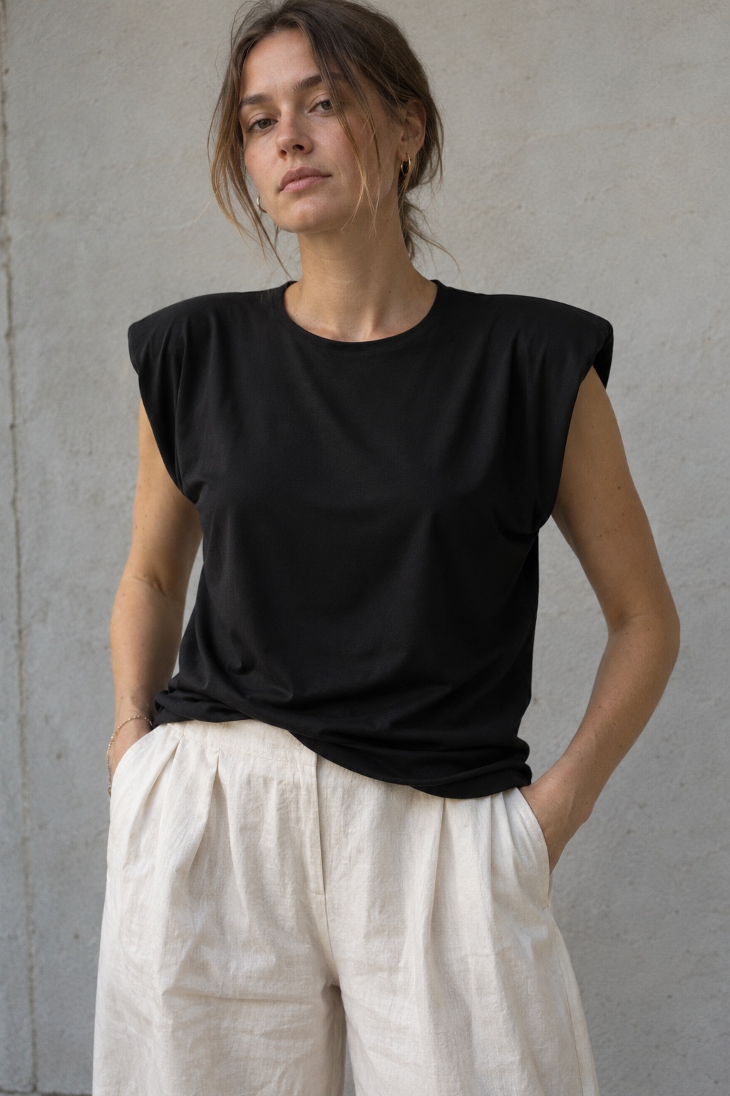 bluzka BOXY czarna - obrazek 2